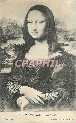 Image du vendeur pour Carte Postale Ancienne Musee de Louvre Paris Leonard de Vinci La Joconde mis en vente par CPAPHIL