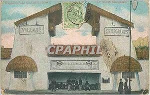 Seller image for Carte Postale Ancienne Exposition de Bruxelles le Village Senegalais for sale by CPAPHIL