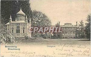 Bild des Verkufers fr Carte Postale Ancienne Strassburg Orangerie Germani (carte 1900) zum Verkauf von CPAPHIL