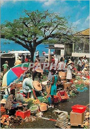 Carte Postale Moderne Martinique Saint Pierre Le Marche