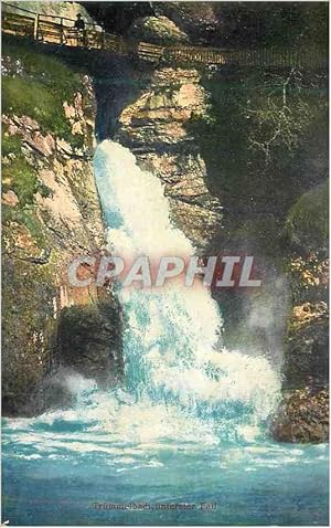 Bild des Verkufers fr Carte Postale Ancienne Trummelbach Unterster Fall zum Verkauf von CPAPHIL