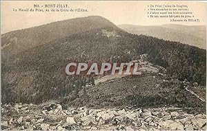Carte Postale Ancienne Mont Pilat Le Massif du Pilat vu de la Croix de l'Oeillon
