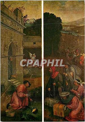 Imagen del vendedor de Carte Postale Moderne Maison d'Erasme Anderlech Bruxelles Hieronymus Bosch (1450 1516) Triptyque de l'Epiphanie Volet St Joseph La Suite d a la venta por CPAPHIL