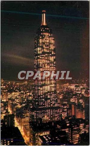 Imagen del vendedor de Carte Postale Moderne Empire State Building Towering High Above the Clouds a la venta por CPAPHIL