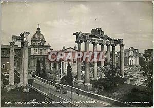 Immagine del venditore per Carte Postale Moderne Roma Tempio di Vespasiano Arco di Settimio Severo e Templo di Saturno venduto da CPAPHIL