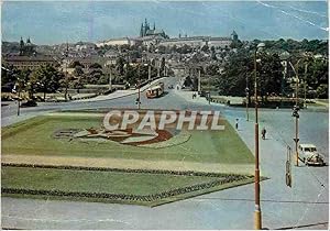 Carte Postale Ancienne Praha vue du Château de Prague