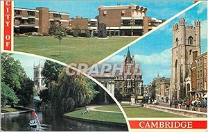 Seller image for Carte Postale Moderne City of Cambridge Churchill College St John's College Chapel and the Backs King's Parade for sale by CPAPHIL