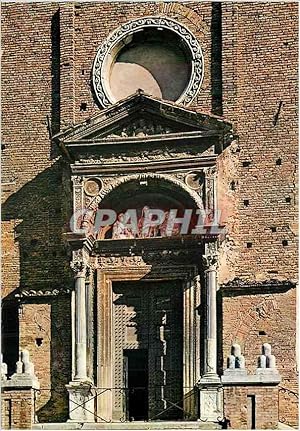 Carte Postale Moderne Urbino St Dominique Portail avec Lunette de Luca della Robbia