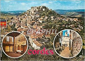 Immagine del venditore per Carte Postale Moderne Cordes (Tarn) Cite Moyenageuse Fondee en 1222par le Comte de Toulouse venduto da CPAPHIL