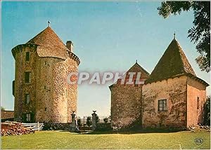 Carte Postale Moderne Chaudes Aigues (Cantal) Château du Couffour qui servit de cadre au tournage...