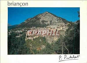 Carte Postale Moderne Briancon 1326m Hautes Alpes Briancon Vauban sur son Roc au Fond la Croix de...