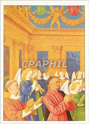 Seller image for Carte Postale Moderne Chantilly Musee Conde Fouquet Jean Ne a Tours vers 1420 Mort a Tours vers 1477/81 Portrait d'Etienne Chevalier Reali for sale by CPAPHIL