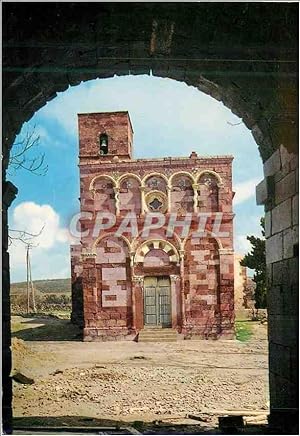 Carte Postale Moderne Sardegna Pittoresca Basilica di NS di Tergu (sec XII)