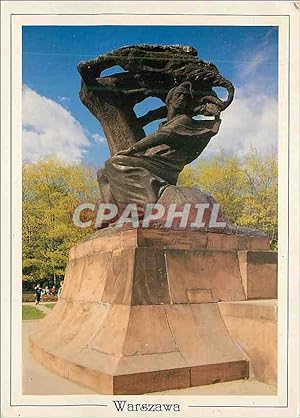 Imagen del vendedor de Carte Postale Moderne Warsaw (Warszawa) Chopin Monument in Kazienki a la venta por CPAPHIL