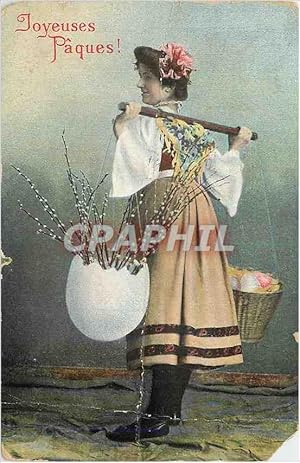 Image du vendeur pour Carte Postale Ancienne Joyeuses Pques mis en vente par CPAPHIL