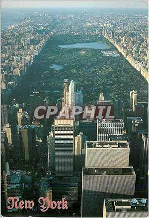 Carte Postale Moderne Central Park New York Panoramic view of Midtown Manhattan and Central Park