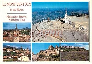 Seller image for Carte Postale Moderne Le Mont Ventoux et ses Villages Malaucene Bedoin Montbrun Sault for sale by CPAPHIL