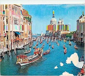 Carte Postale Moderne Venezia Regata Historique (Salut)