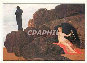 Bild des Verkufers fr Carte Postale Moderne Bocklin Amolsd Ne a Bale 1827 Mort a Fiesole 1901 Ulysse et Calypso zum Verkauf von CPAPHIL