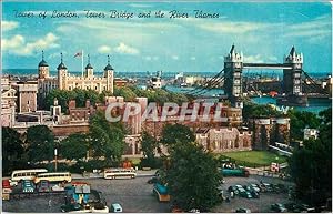 Immagine del venditore per Carte Postale Moderne Tower of London Tower Bridge and the River Thames Come and spend the day here You will see many fine things armour h venduto da CPAPHIL