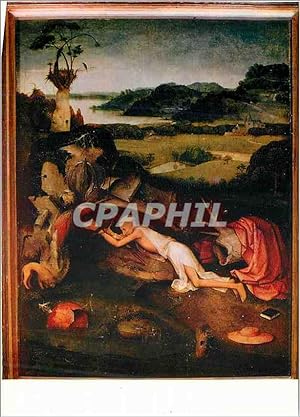 Bild des Verkufers fr Carte Postale Moderne Gent Museum van Schoone Kunsten Hieronymus Bosch (1460 1516) Saint Gerome zum Verkauf von CPAPHIL