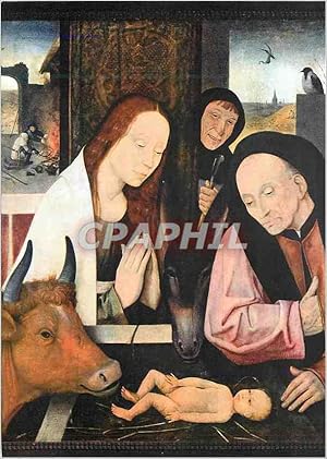 Bild des Verkufers fr Carte Postale Moderne Museum Koln La Nativite Die Geburt Christi Hieronymus Bosch (1450 1516) zum Verkauf von CPAPHIL