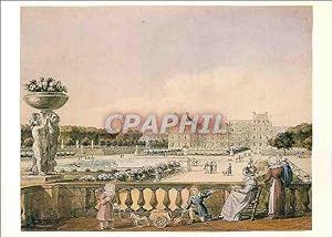 Image du vendeur pour Carte Postale Moderne Christophe Civeton 1796 1831 Jardin du Luxembourg Aquarelle Paris Bibliotheque Nationale mis en vente par CPAPHIL