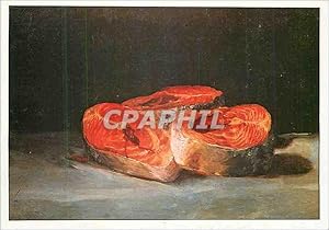Bild des Verkufers fr Carte Postale Moderne Goya y Lucientes Francisco de Tranches de saumon Ne a Feundetodos Aragon 1746 Mort a Bordeaux 1828 zum Verkauf von CPAPHIL