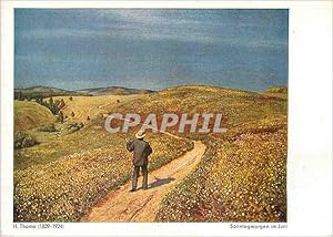 Seller image for Carte Postale Moderne H Thoma (1839 1924) Sonniagmorgen im Juni for sale by CPAPHIL