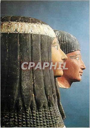 Image du vendeur pour Carte Postale Moderne Paris Musee du Louvre dpartement des Antiquites Egyptiennes Le groupe de Sennynefer et de son epouse Hatchepsout XV mis en vente par CPAPHIL