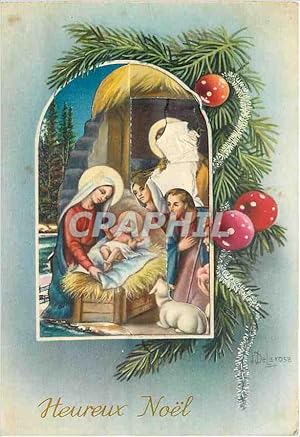 Imagen del vendedor de Carte Postale Moderne Heureux Noel christ a la venta por CPAPHIL