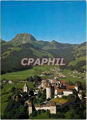 Carte Postale Moderne Gruyere son château et le Moleson