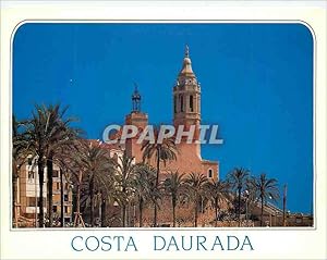 Seller image for Carte Postale Moderne Costa Daurada Sitges Paseo de la Ribera e Iglesia Parroquial for sale by CPAPHIL