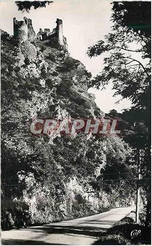 Carte Postale Moderne Vallée de la Sioule Le Château Rocher Ruines (XIIIe s)