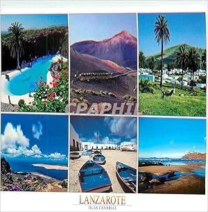 Carte Postale Moderne Lanzarote Islas Canarias Playa de Famara