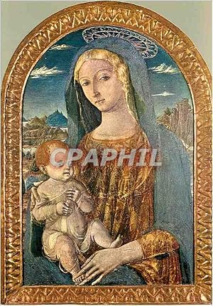 Seller image for Carte Postale Moderne Siena Pinacoteca Nazionale Matteo di Giovanni (Borgo S Sepolcro 1430 c Siena 1495) Madonna col Bambino for sale by CPAPHIL