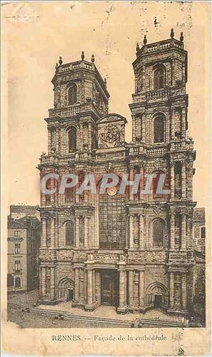 Image du vendeur pour Carte Postale Ancienne Rennes Faade de la Cathdrale mis en vente par CPAPHIL