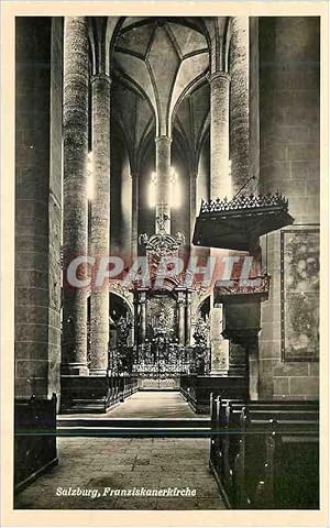 Carte Postale Moderne Salzburg Franziskanerkirche