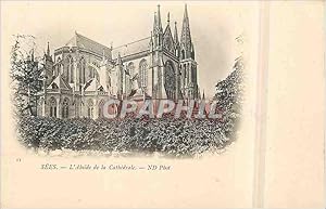 Carte Postale Ancienne Sees L'Abside de la Cathédrale (carte 1900)
