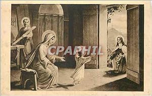 Carte Postale Ancienne Ste Therese de l'Enfant Jesus jetant des fleurs sous le pas de l'Enfant Je...