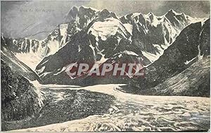 Carte Postale Ancienne La Mer de glace