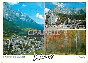 Carte Postale Moderne Dolomiti S Martino di Castrozza Ã 1444 Panorama verso il Sass Maor m 2812 V...