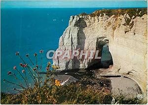 Bild des Verkufers fr Carte Postale Moderne Dieppe (Seine Maritime) La Manneporte est une des Falaises dont Onesime Reclus zum Verkauf von CPAPHIL