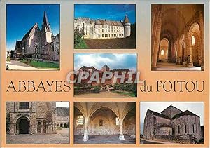 Carte Postale Moderne Abbayes du Poitou Vienne Images de France Abbaye Saint Sauveur Abbaye de Vi...