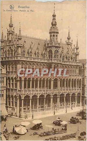 Carte Postale Ancienne Bruxelles la Grand'Place Maison du Roi