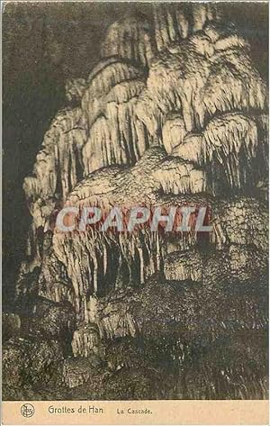 Carte Postale Ancienne Grotte de Han La Cascade