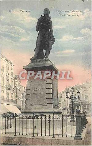 Seller image for Carte Postale Ancienne Verviers Monument Chapuis Place du martyr for sale by CPAPHIL