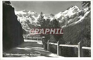 Bild des Verkufers fr Carte Postale Moderne Bernina Passtrasse mit Berninagruppe zum Verkauf von CPAPHIL
