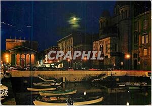 Carte Postale Moderne Trieste Le Canal Bateaux