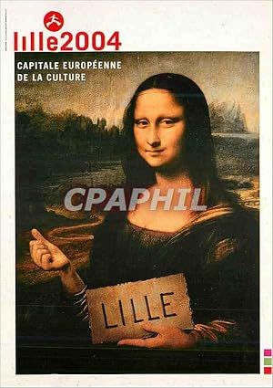 Image du vendeur pour Carte Postale Moderne Lille 2004 Capitale Eropeenne de la Culture plus de 1000 Evenements Spectacles Expositions et Ftes Joconde Leonard mis en vente par CPAPHIL